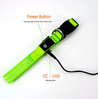 Sturdy Durable LED Dog Collar USB Rechargeable Customized 5 Sizes Option